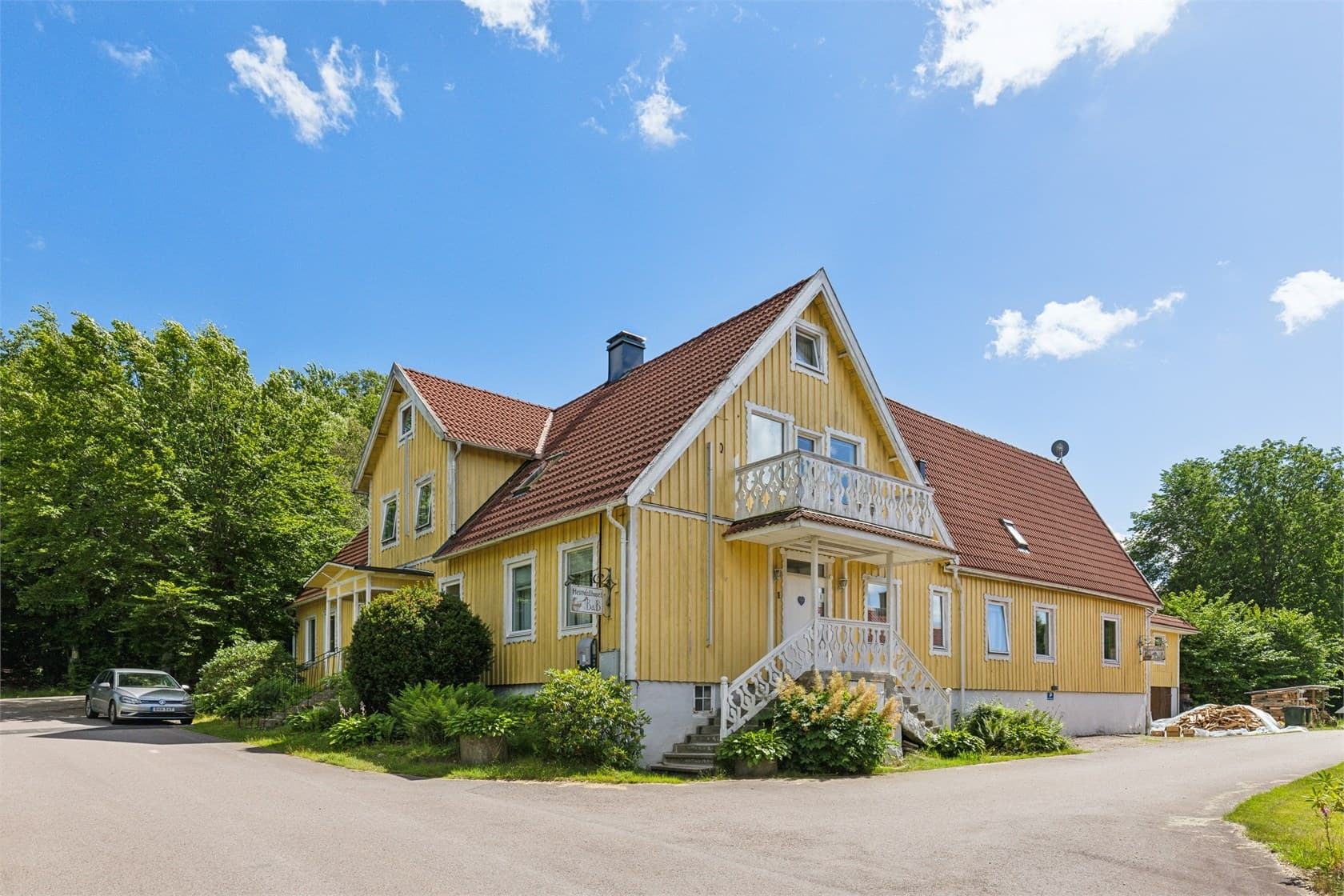 Byavägen i Skånes Fagerhult