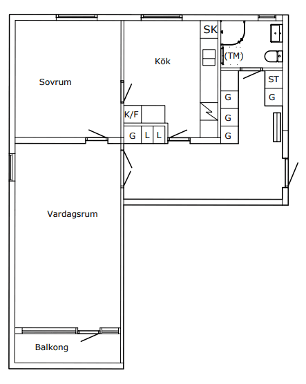 Åslidsgatan i Vålberg
