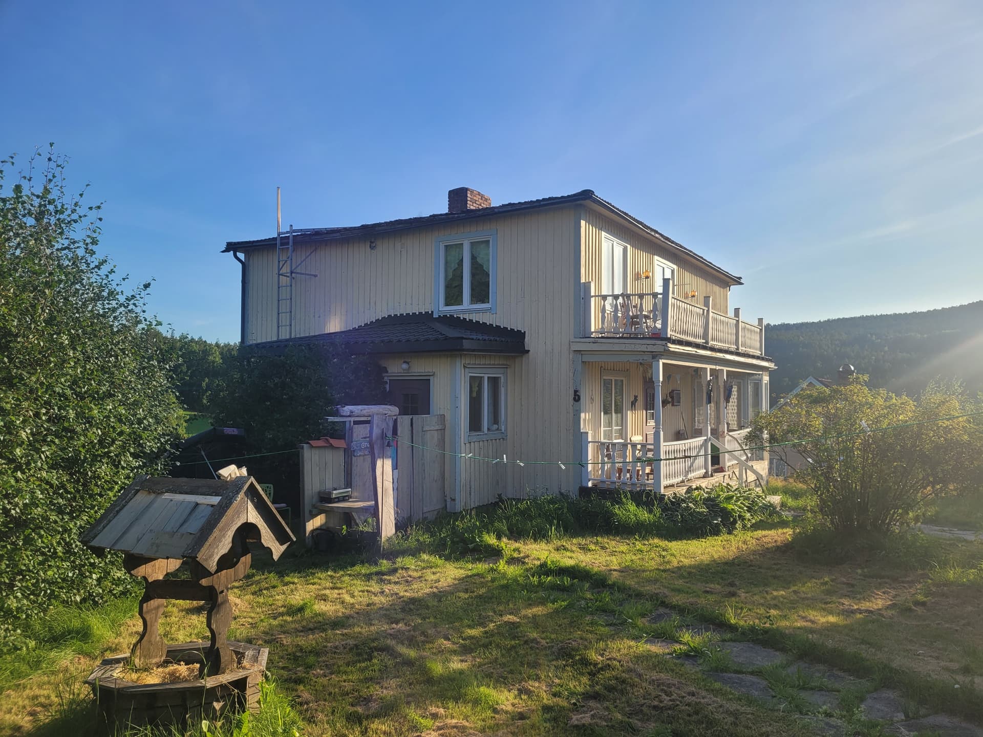 Skolgatan i Mjällom