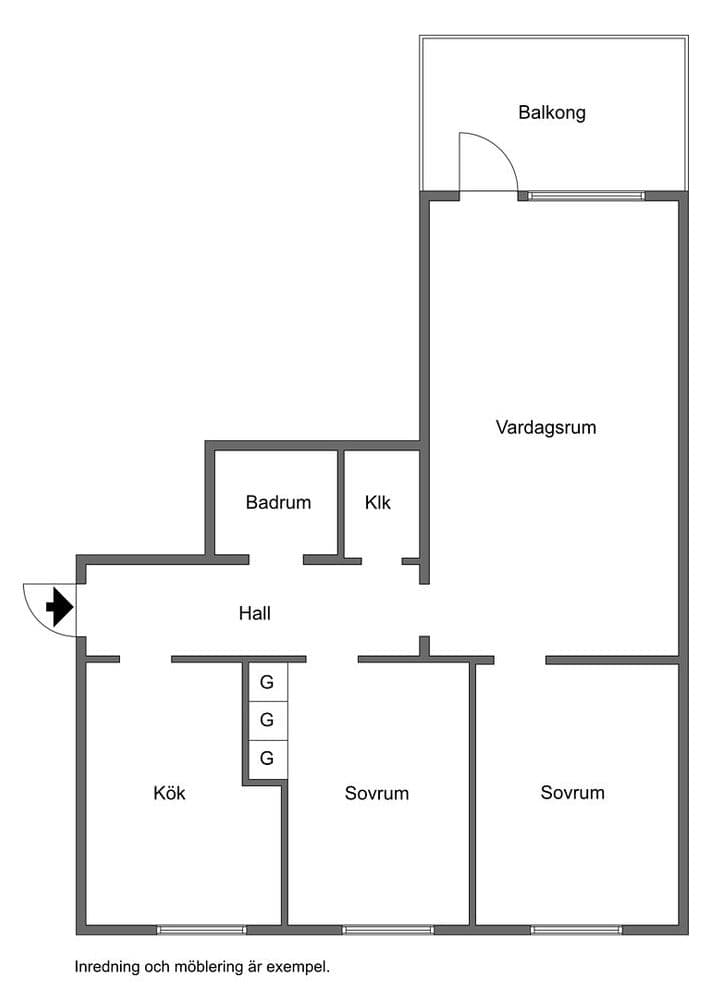 Hemmansvägen i Halmstad