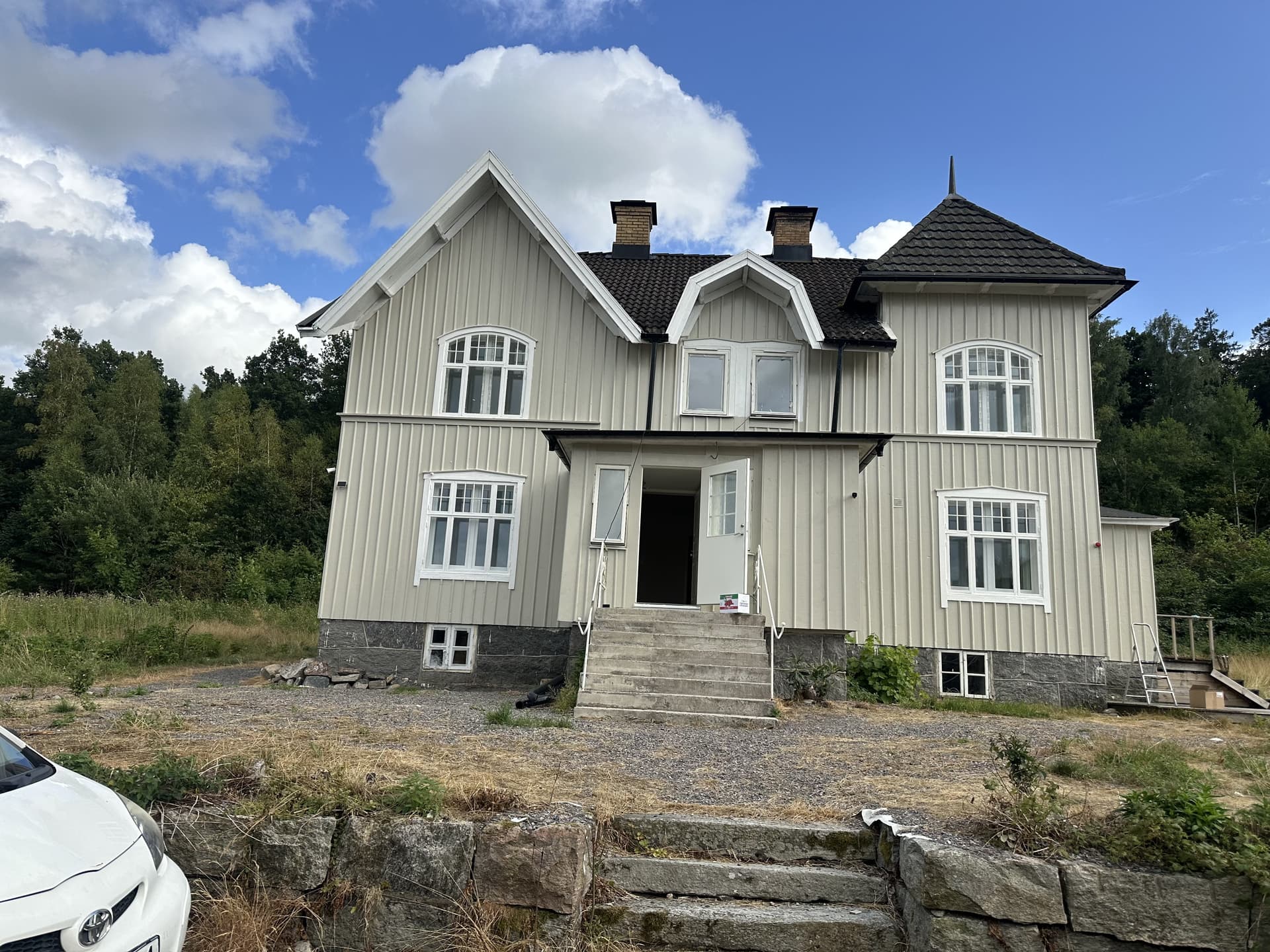 Gamlegårdsvägen i Fjärås