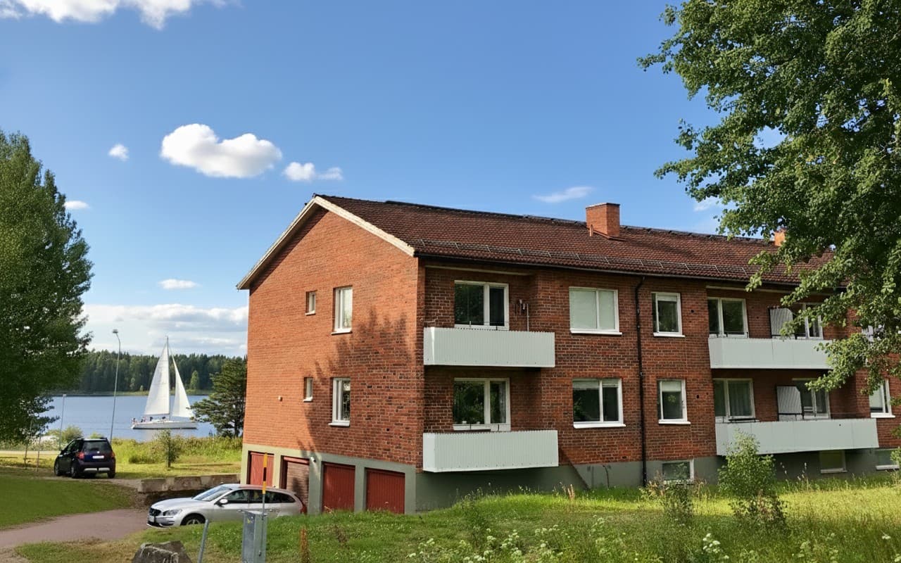 Åsbacksvägen i By Kyrkby