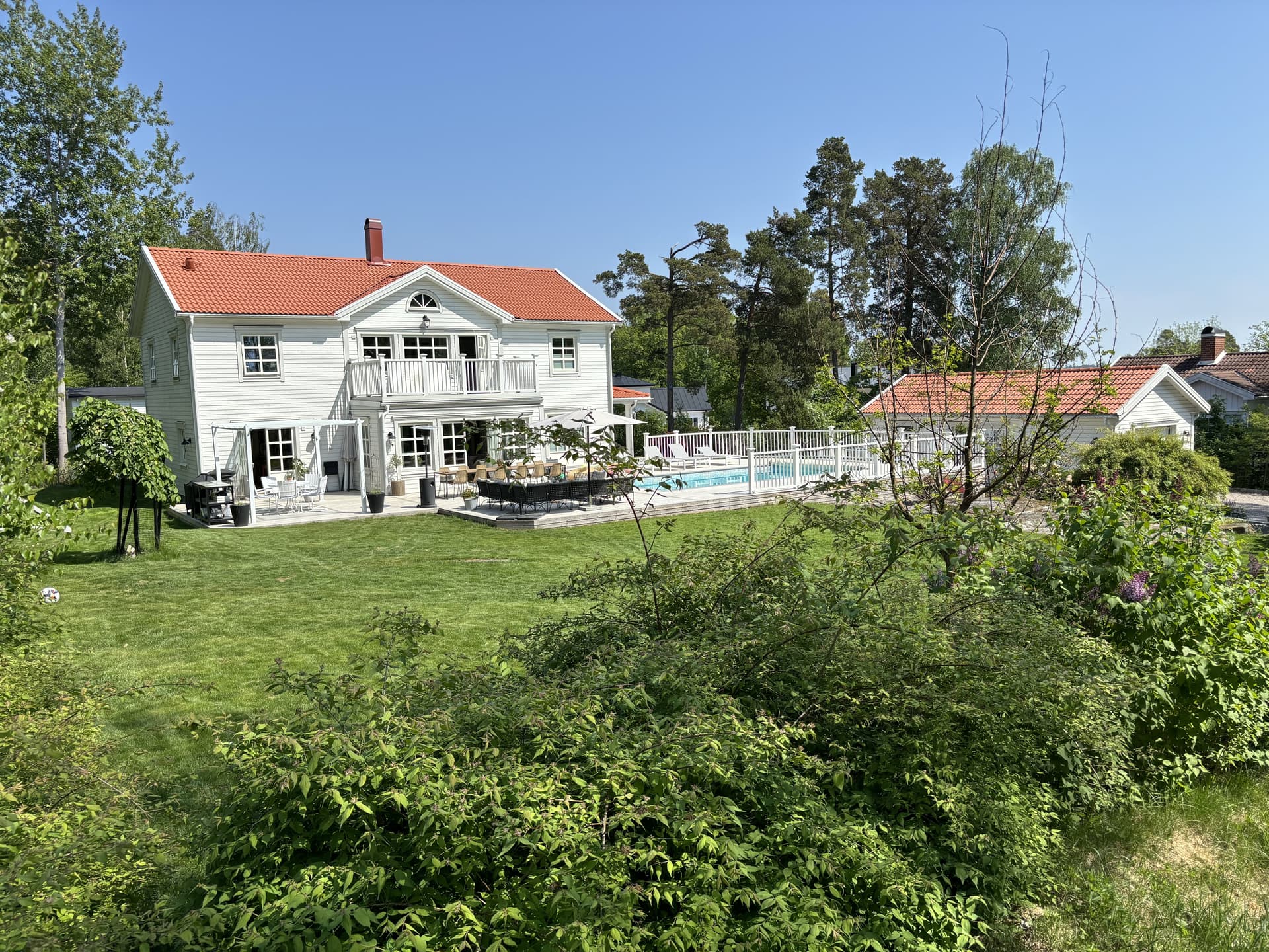 Skåvsjöparksvägen i Åkersberga