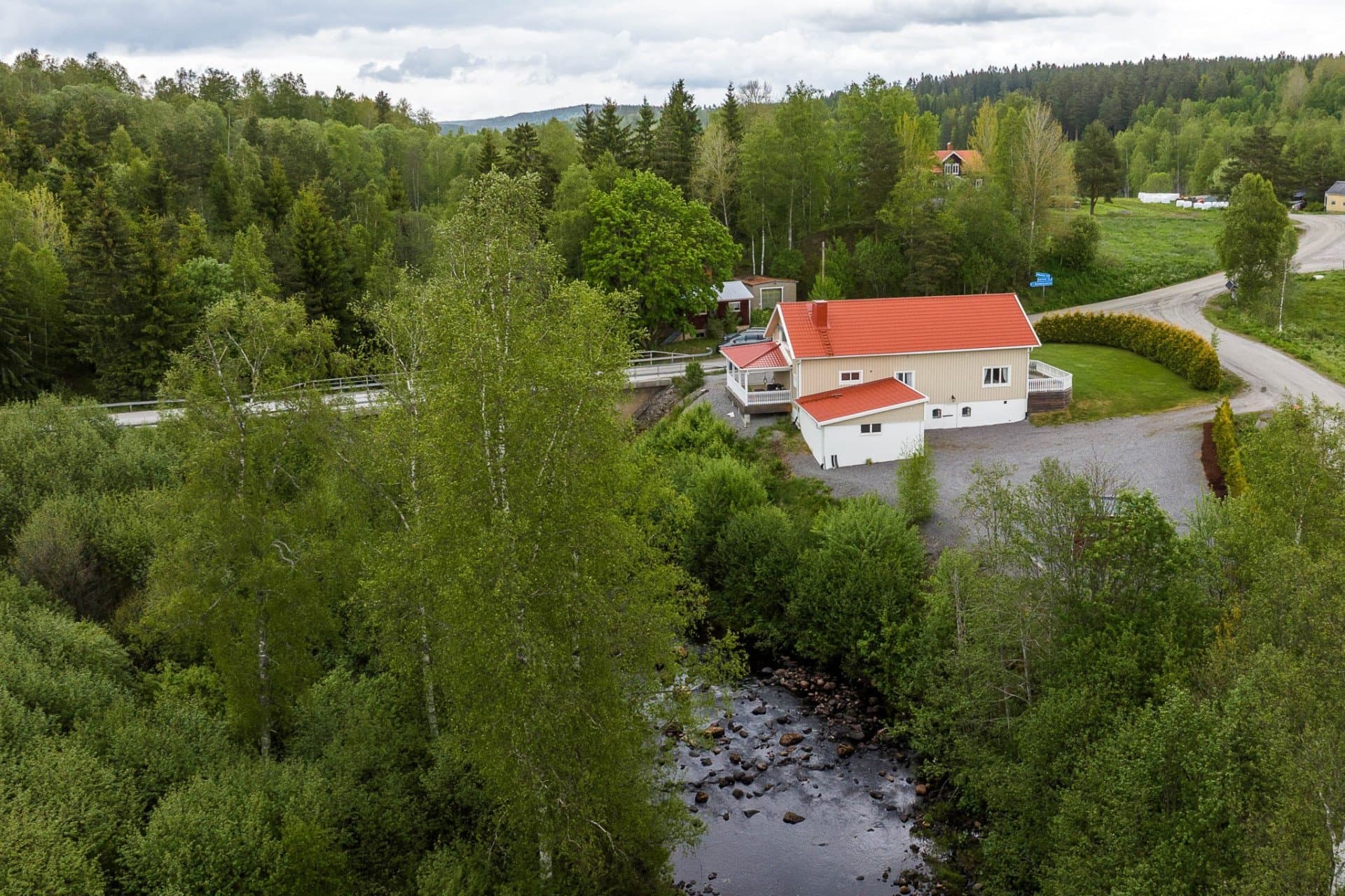 Norra ivarsbyen i Töcksfors