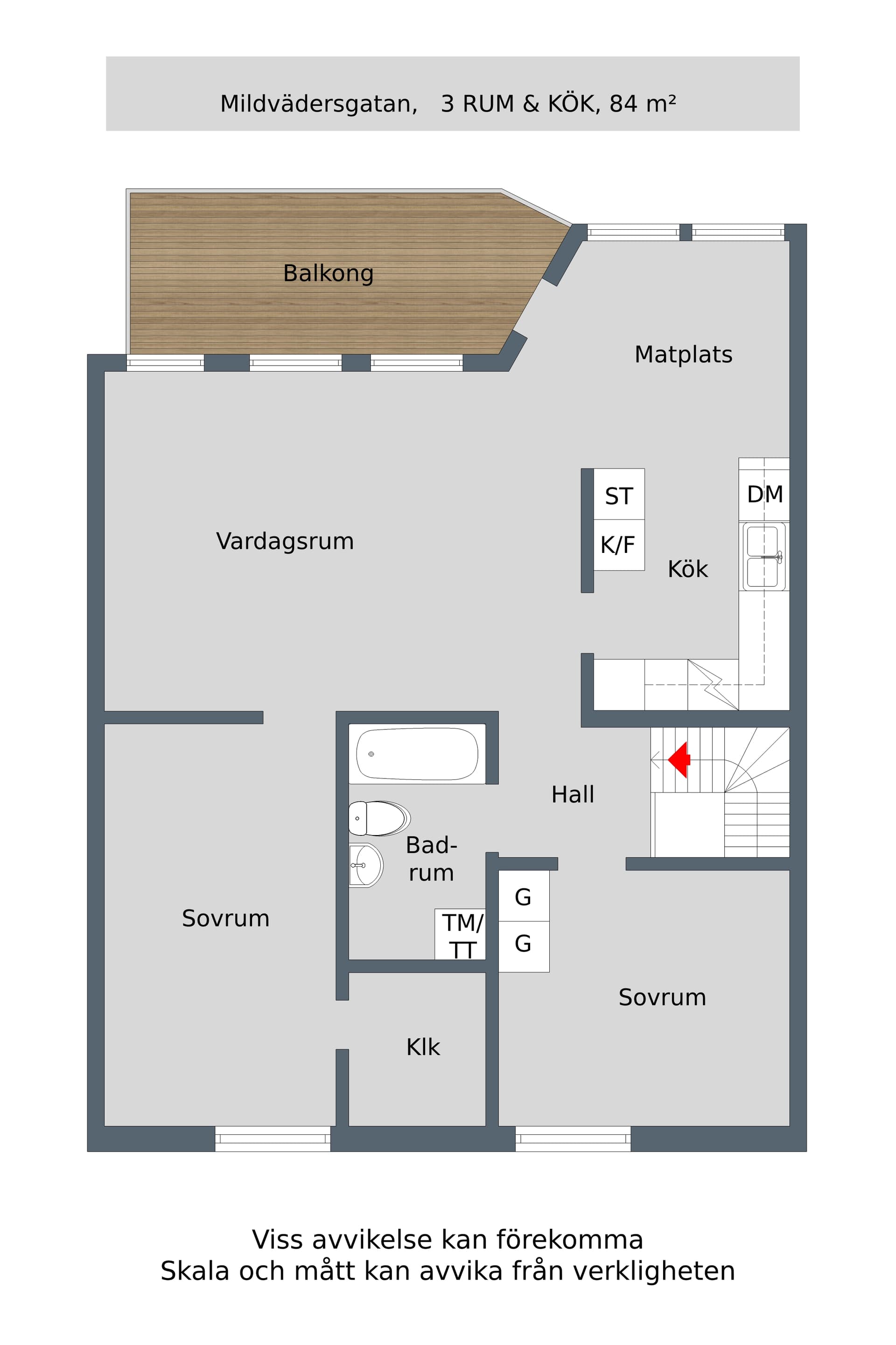 Mildvädersgatan i Tranås