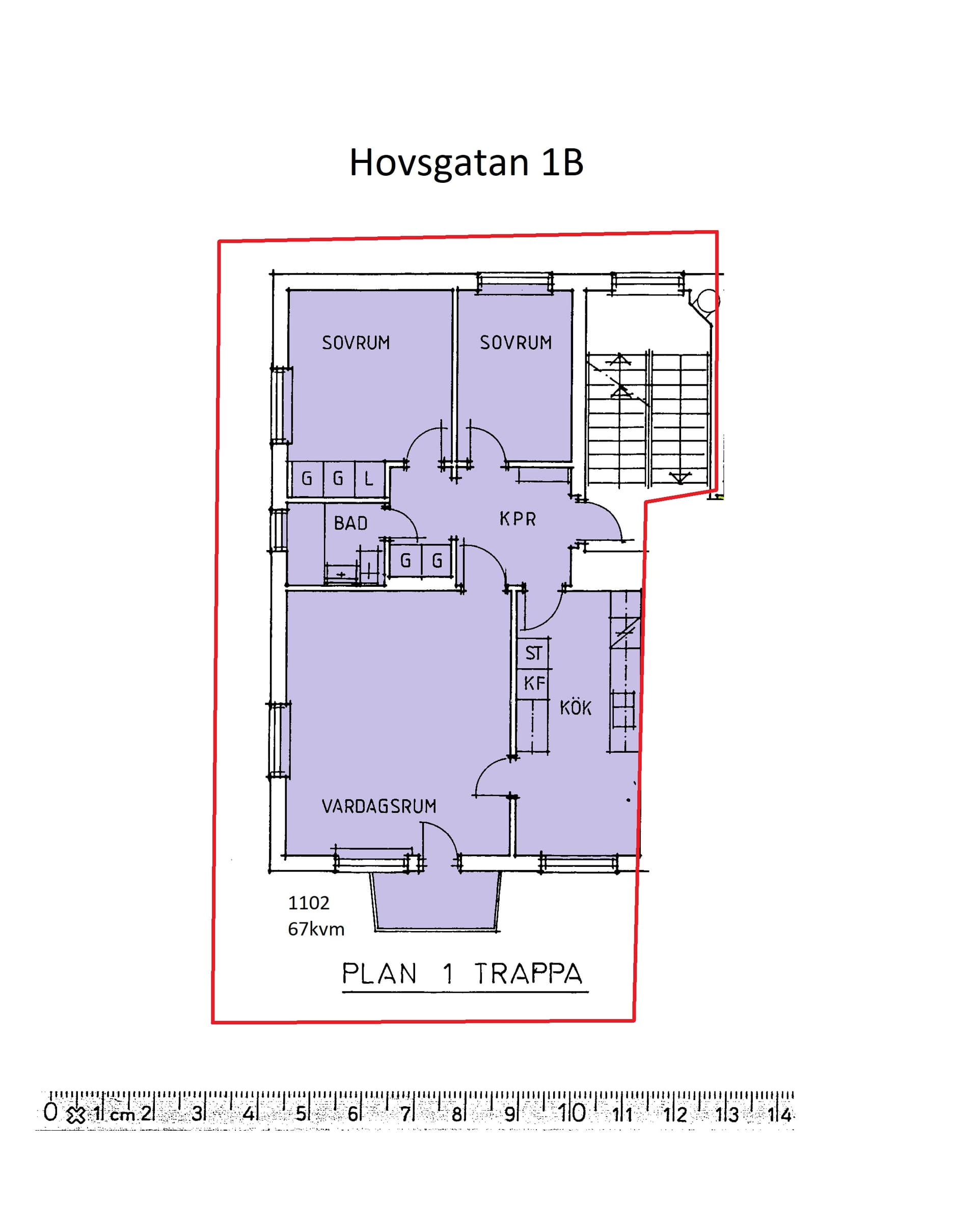 Hovsgatan i Vadstena