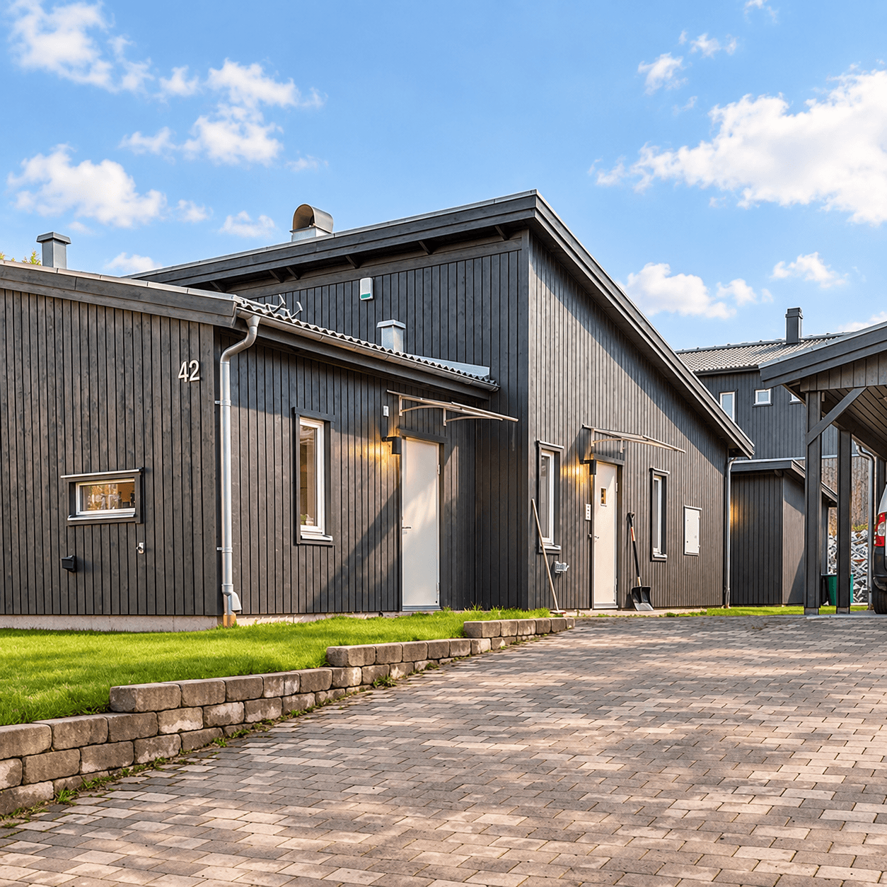 Blåmesvägen i Vallentuna