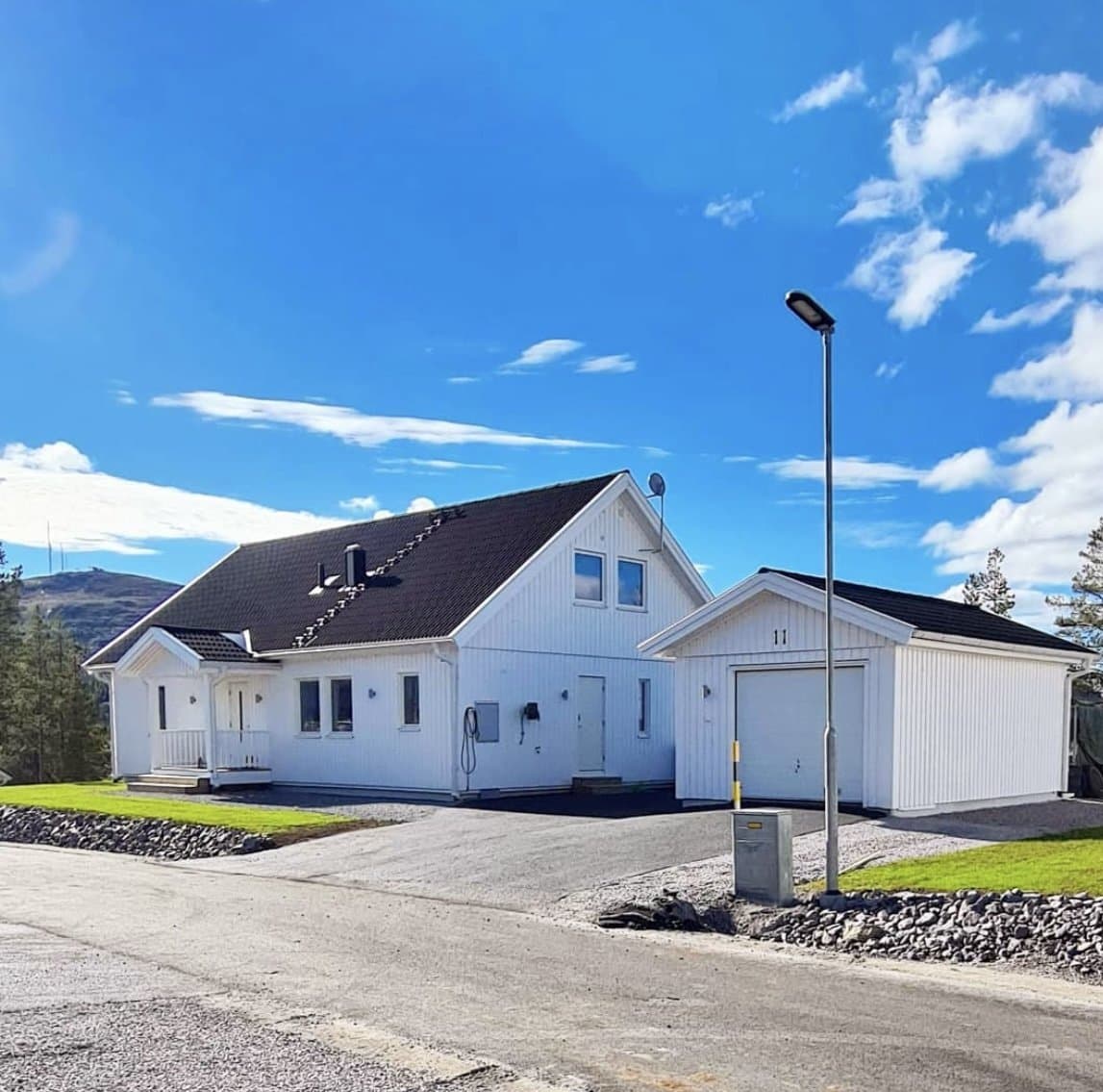 Fjällbrantsgatan i Gällivare