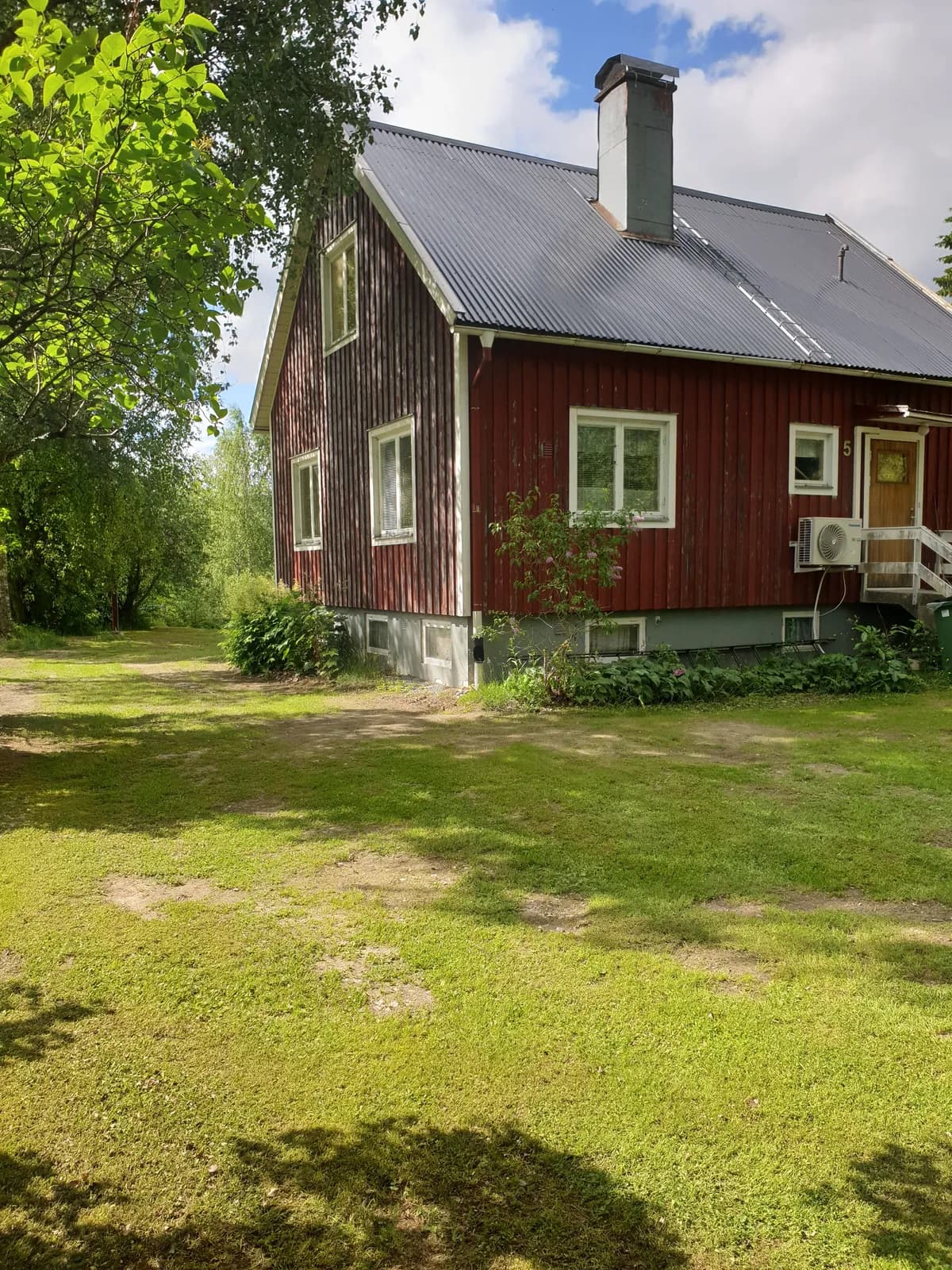 Kåkstadsvägen i Skorped