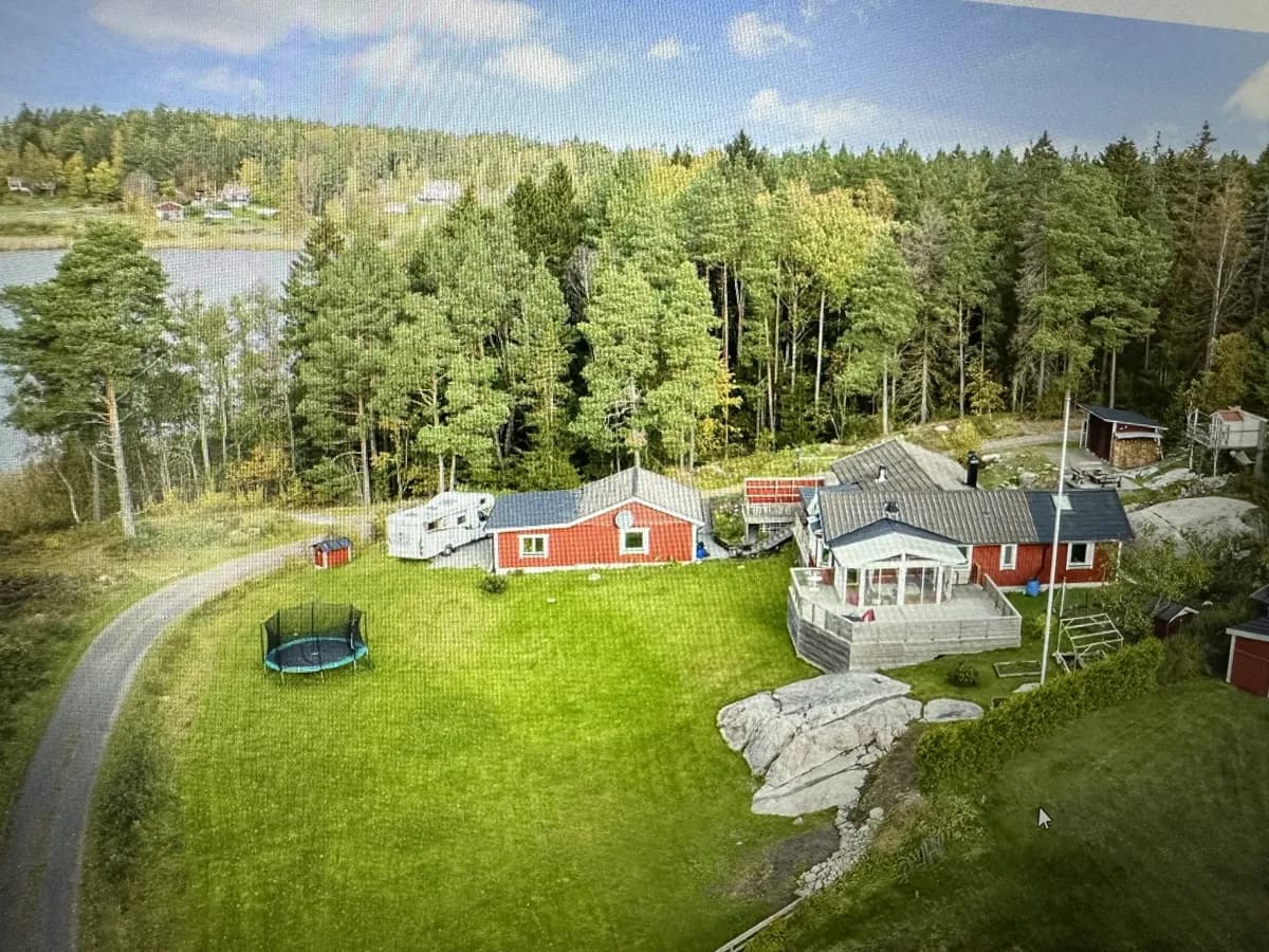 Skattkärrsvägen i Ljusterö