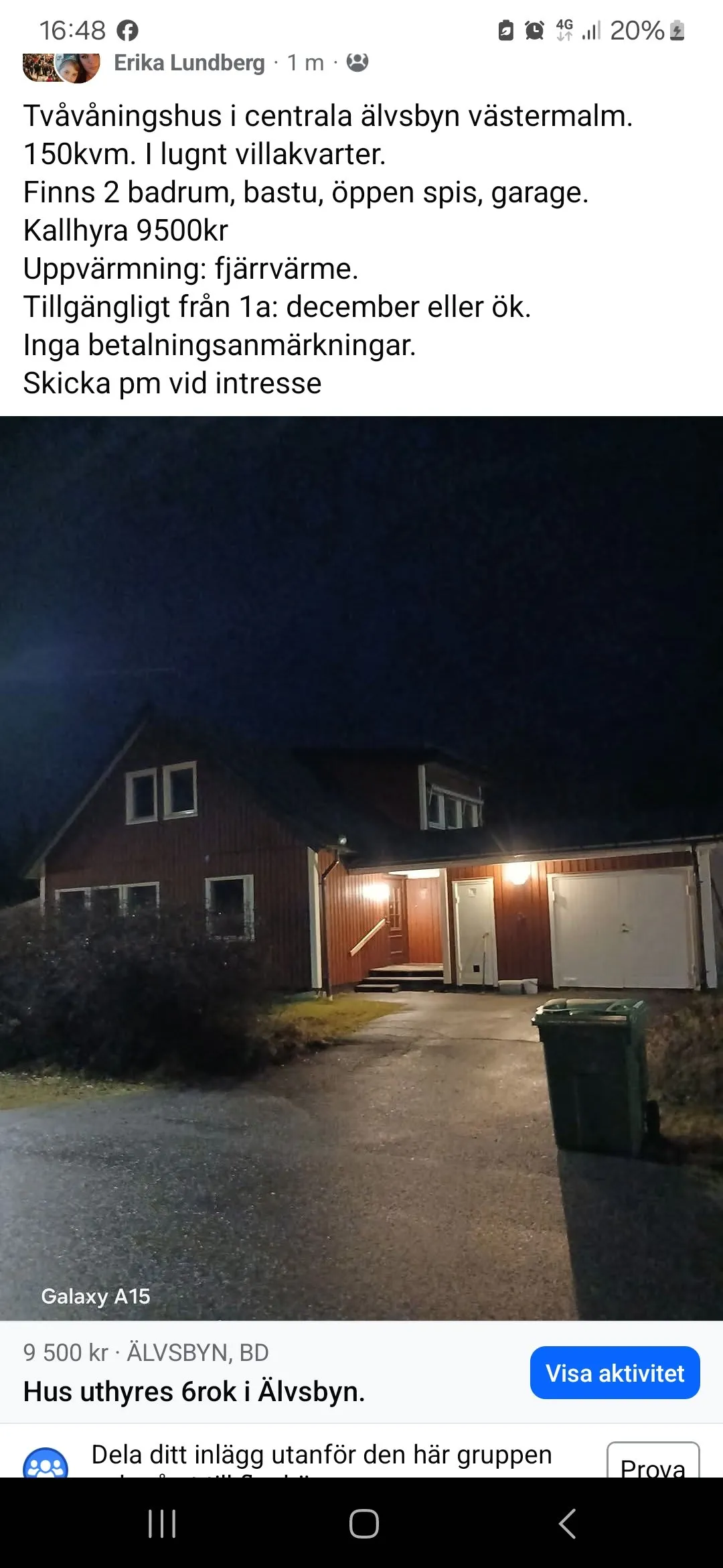Rälsgatan i Älvsbyn