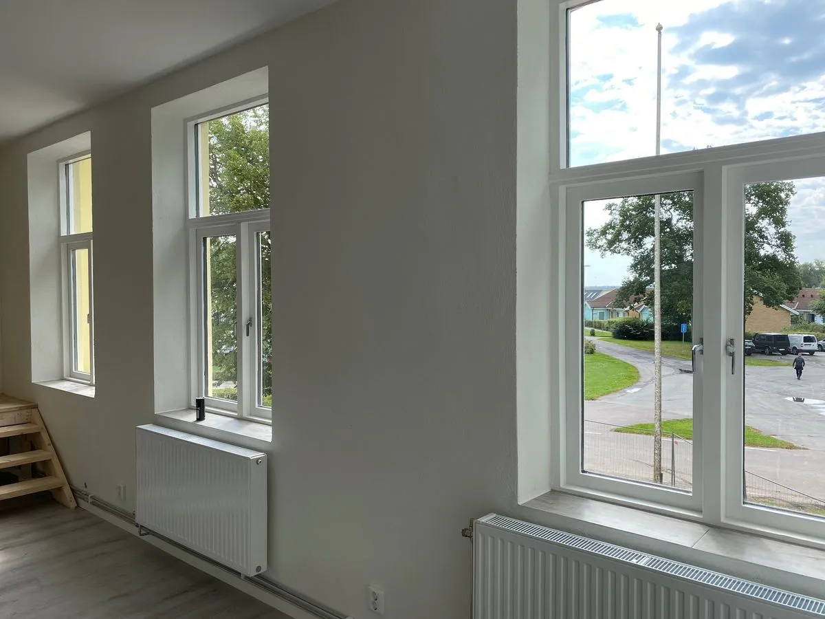 Stationsvägen i Harlösa