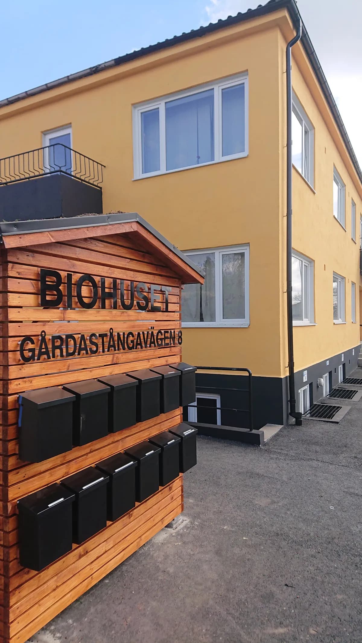 Gårdstångavägen i Harlösa