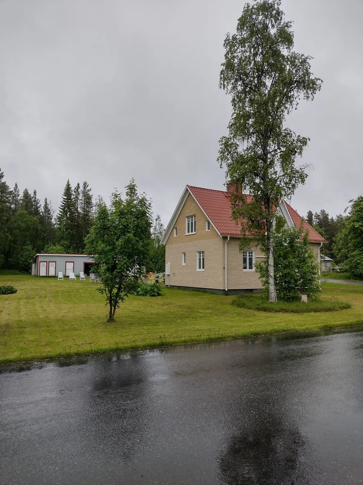 Stationsvägen i Blattnicksele