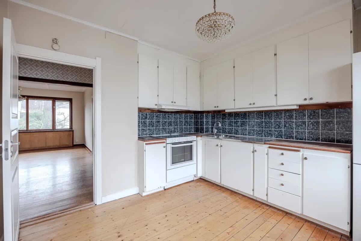 Trädgårdsvägen i Sävedalen