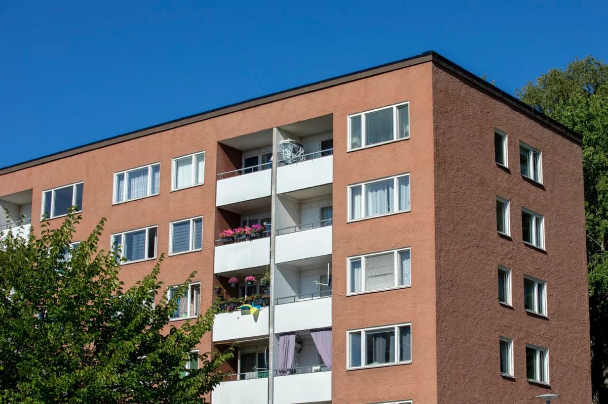 Krongårdsvägen i Vårby