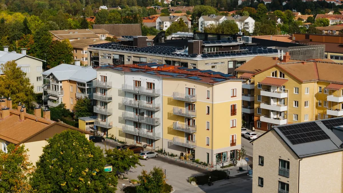 Mörbyvägen i Vallentuna