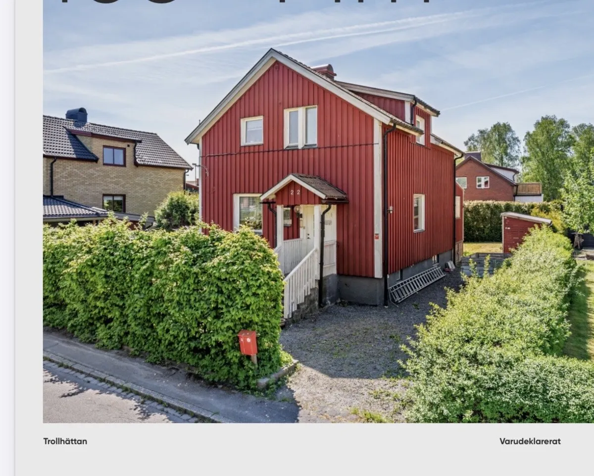 Vallmovägen i Trollhättan