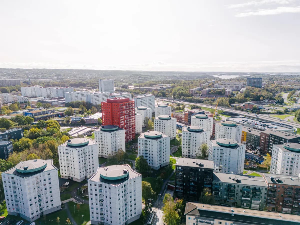 Speldosegatan i Västra frölunda