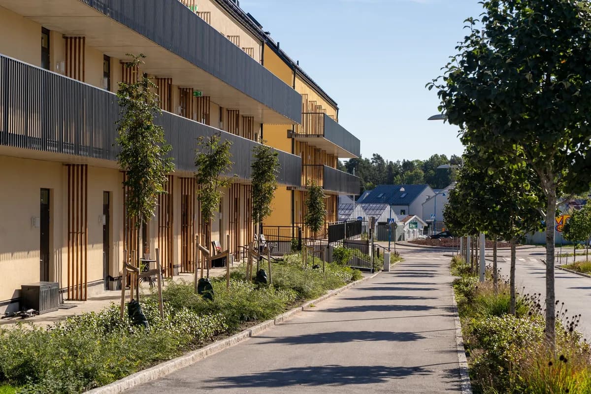 Ormbackavägen i Järfälla