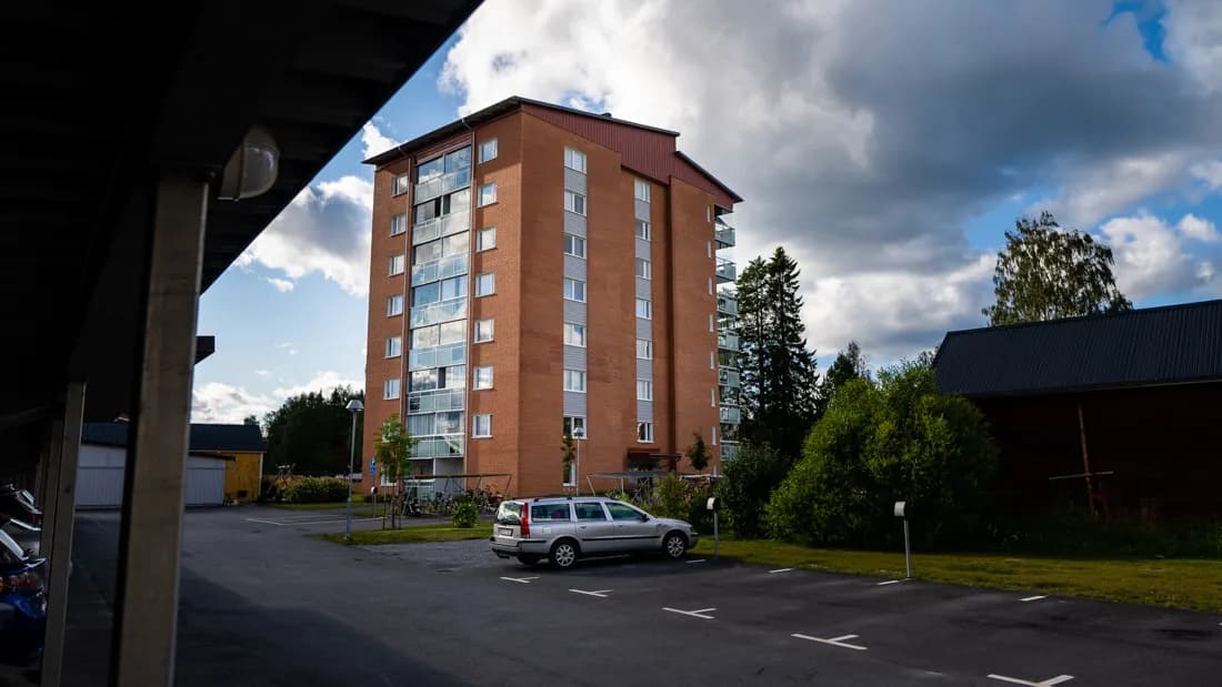 Karlsgårdsvägen i Vindeln