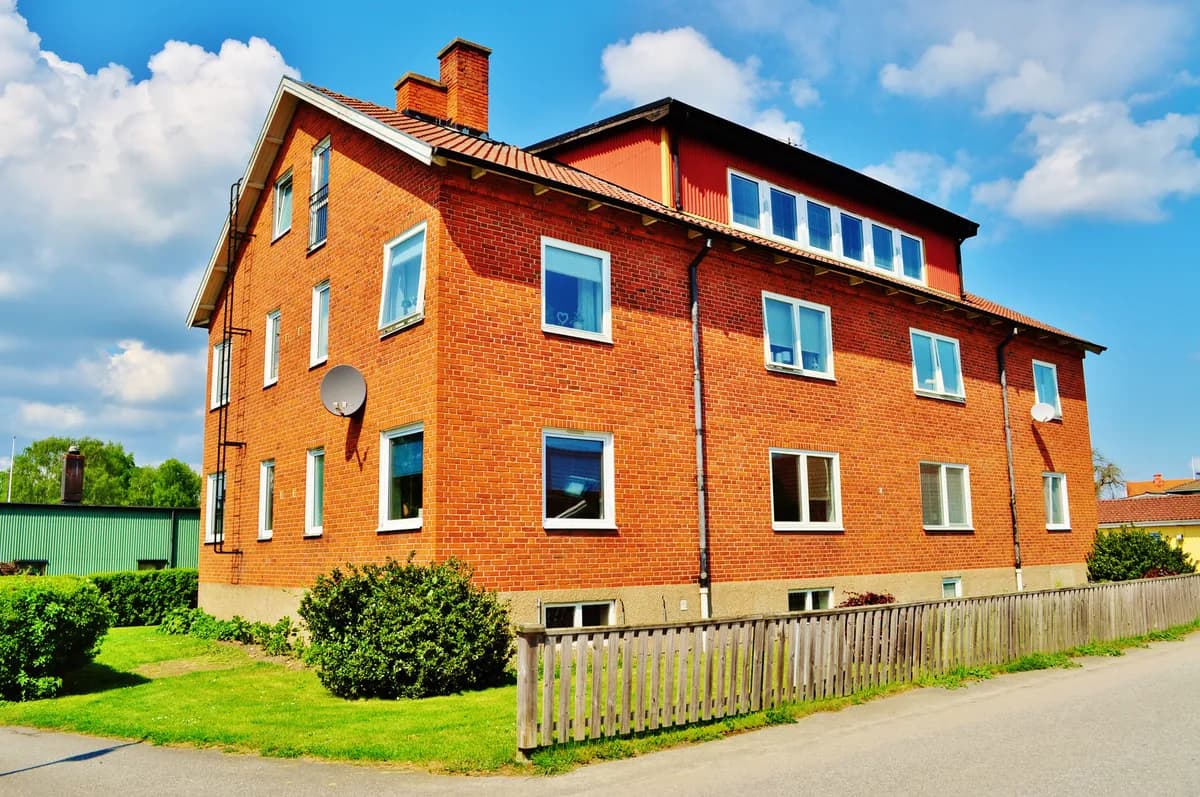 Gamla Slottsvägen i Lyckeby