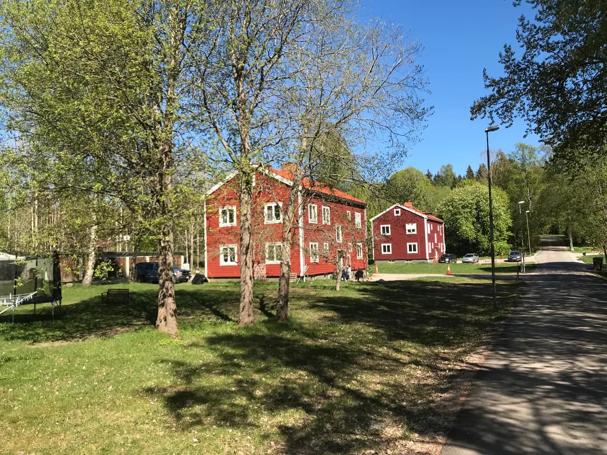 Björkbyvägen i Norberg