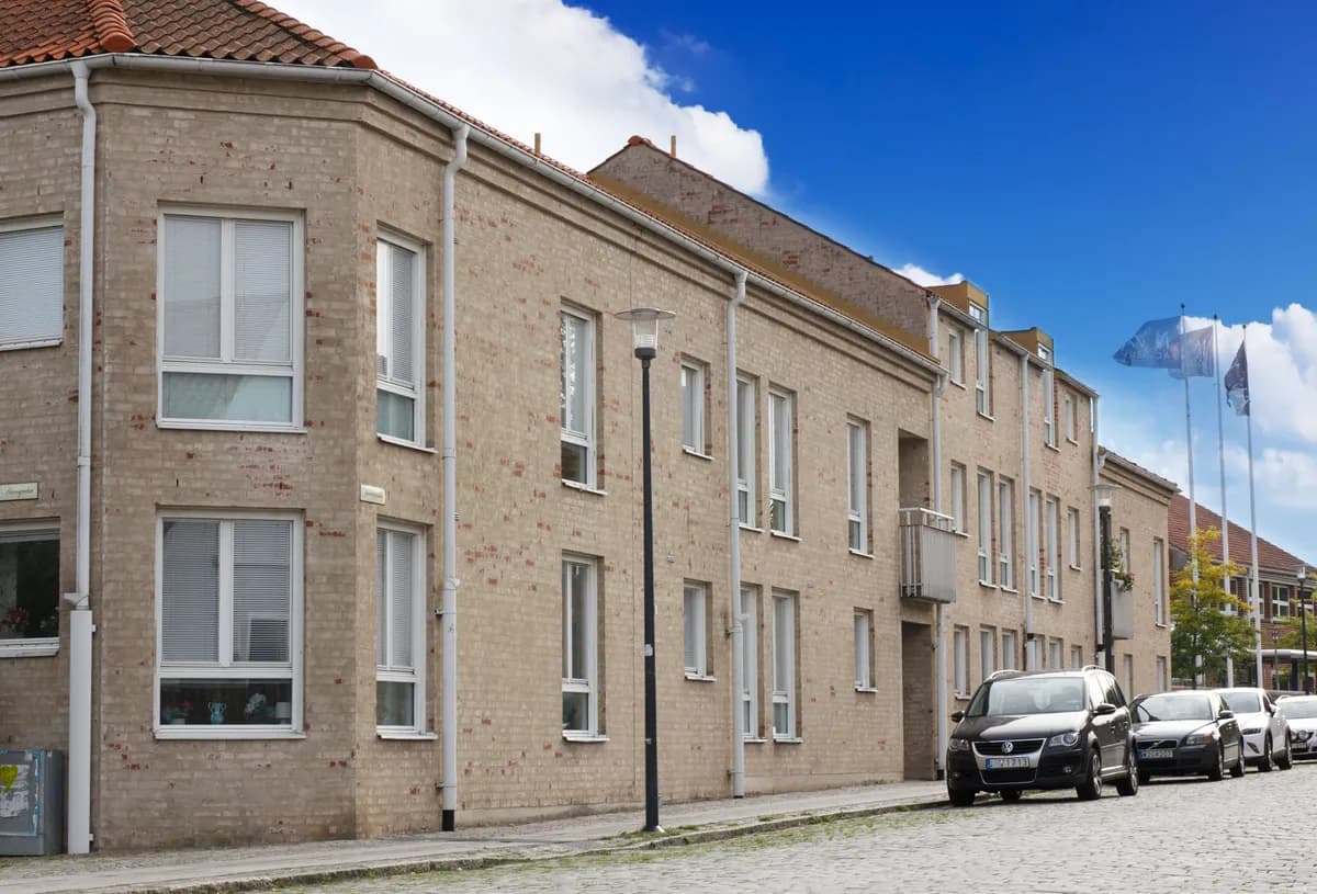 Järnvägsgatan i Simrishamn