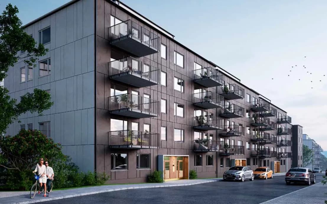 Hjärtstensvägen i Kungsängen