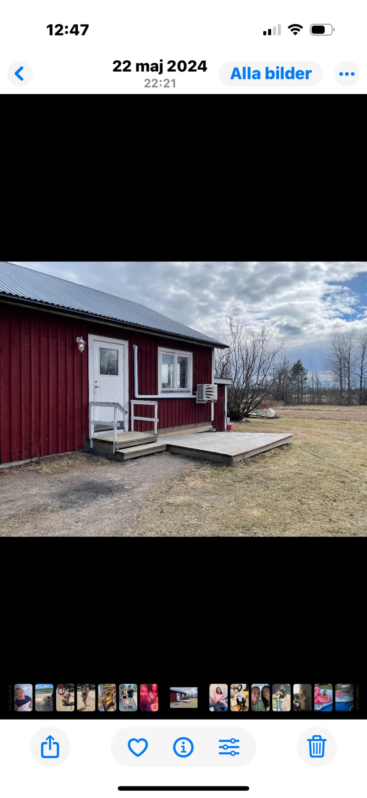 Västerbacksvägen i Bollnäs