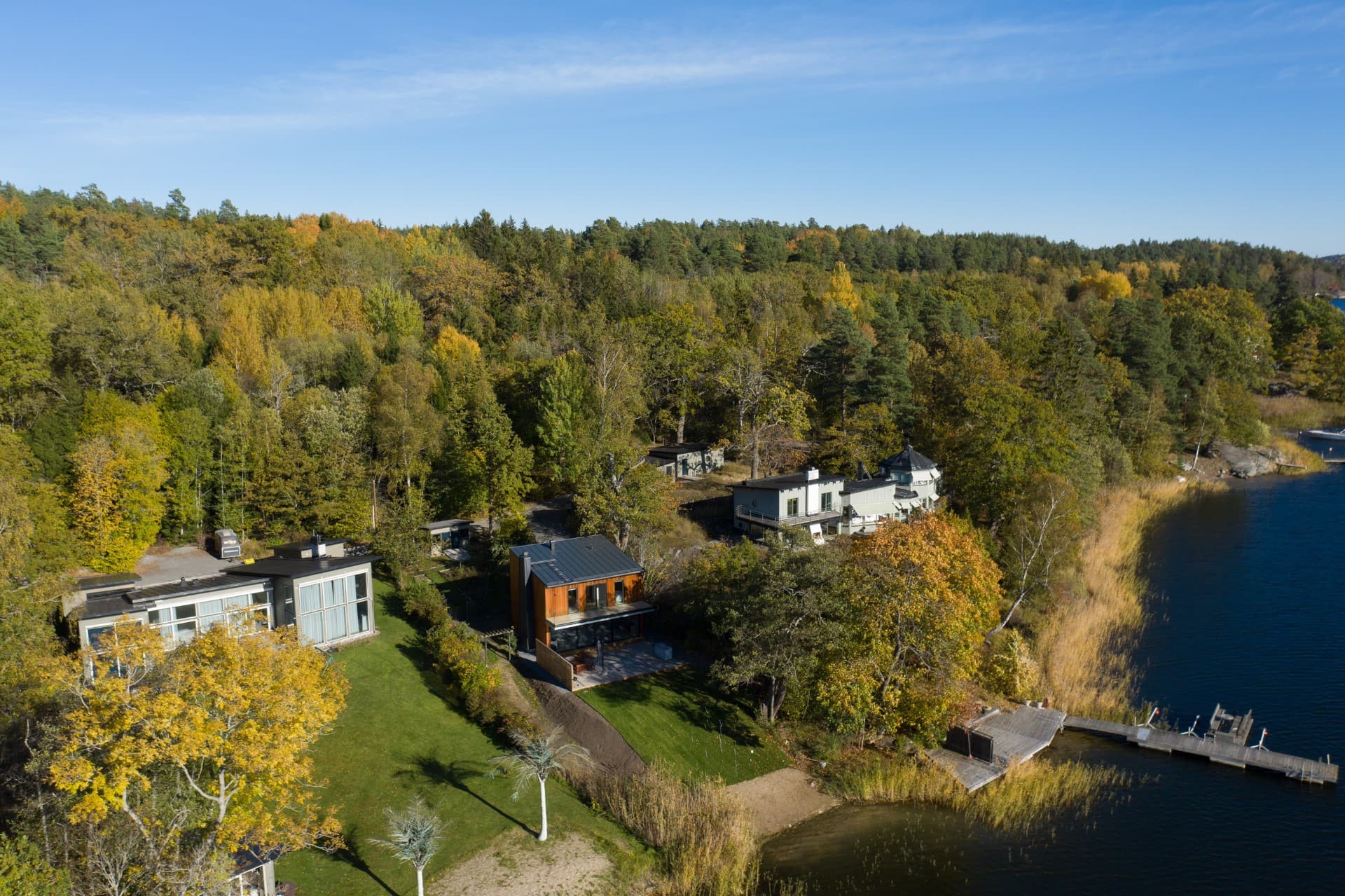 Färjholmsvägen i Ingarö