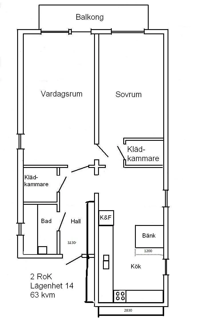 Smedstorpsvägen i Hammenhög