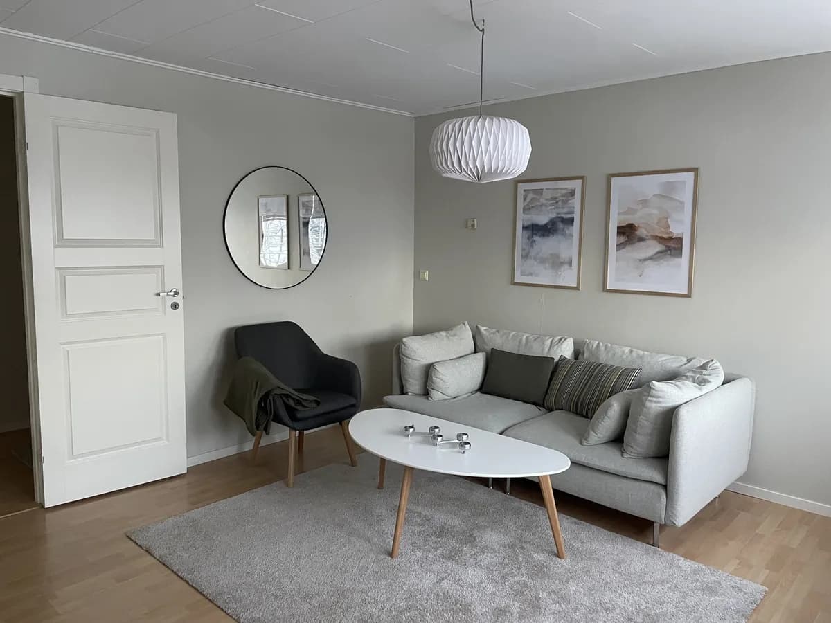 Malmbergsvägen i Gällivare