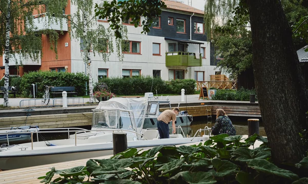 Ångbåtsvägen i Ekerö