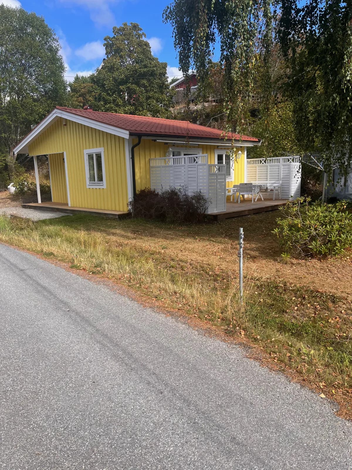 Torsby skogsväg i Värmdö