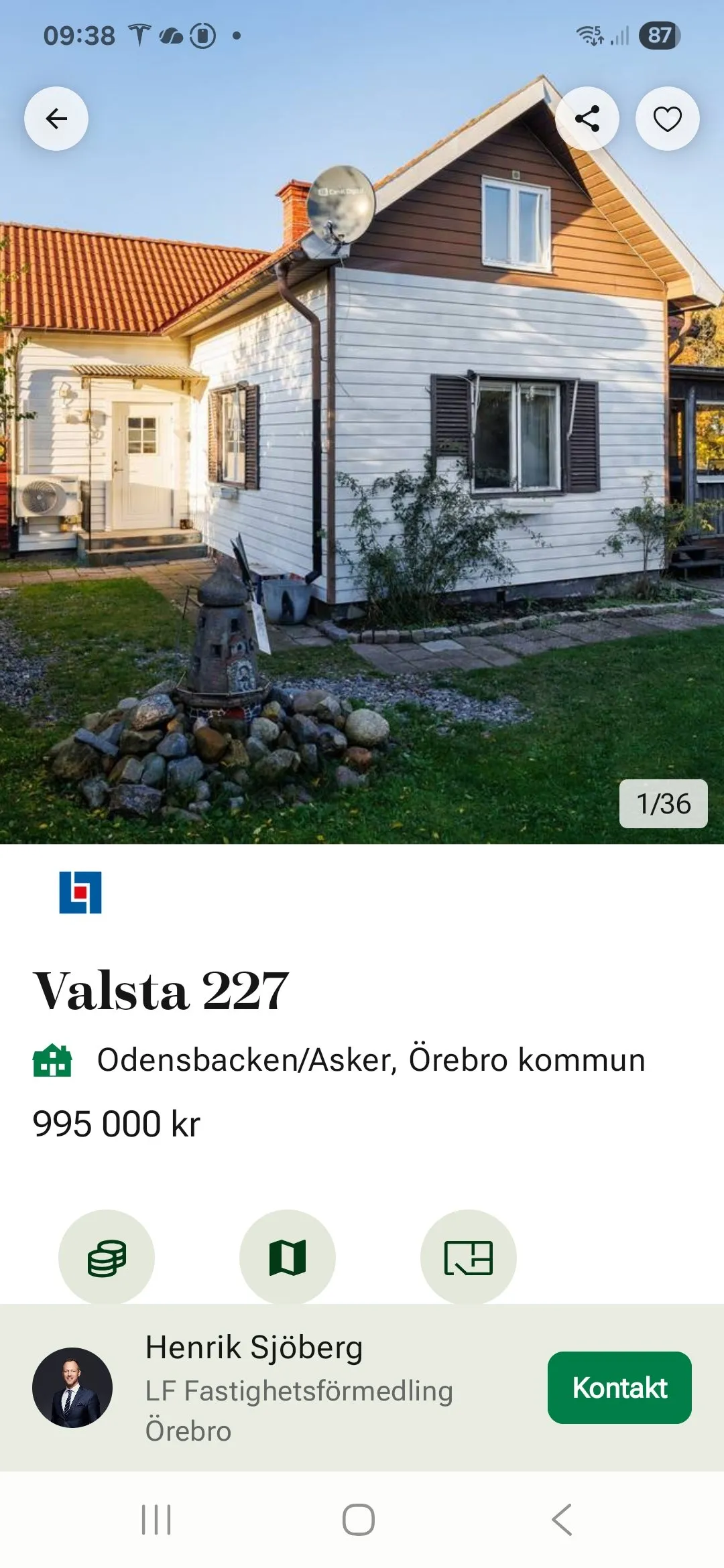 Valstavägen i Örebro