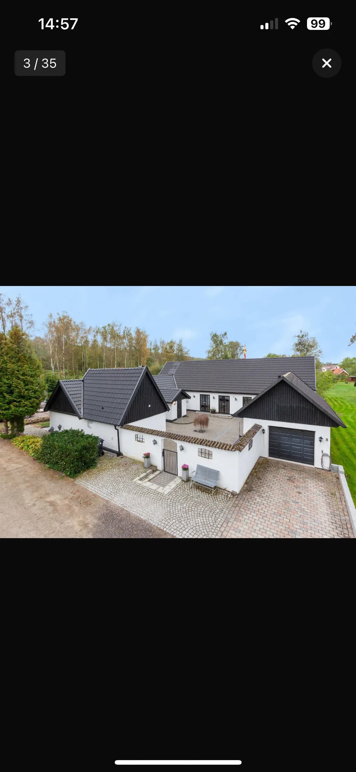 Sandlidsvägen i Sjöbo