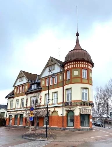 Järnvägsgatan i Orsa