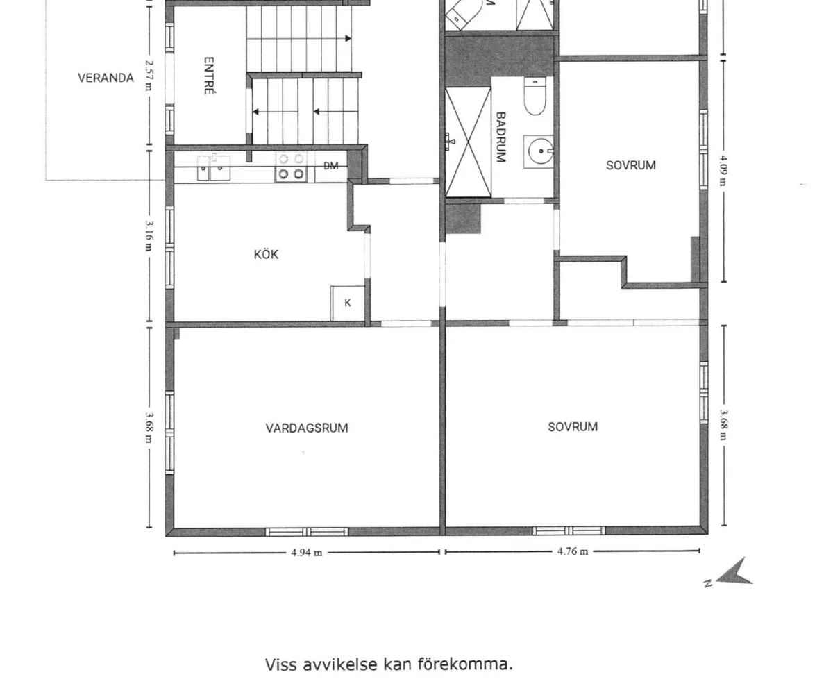 Elovsgårdsvägen i Töreboda