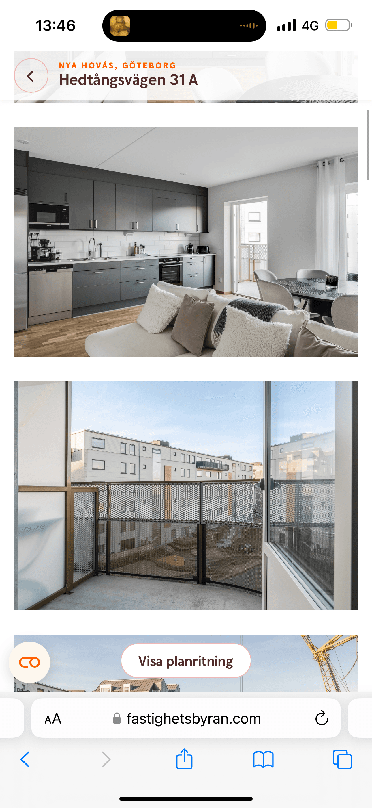 Hedtångsvägen i Hovås