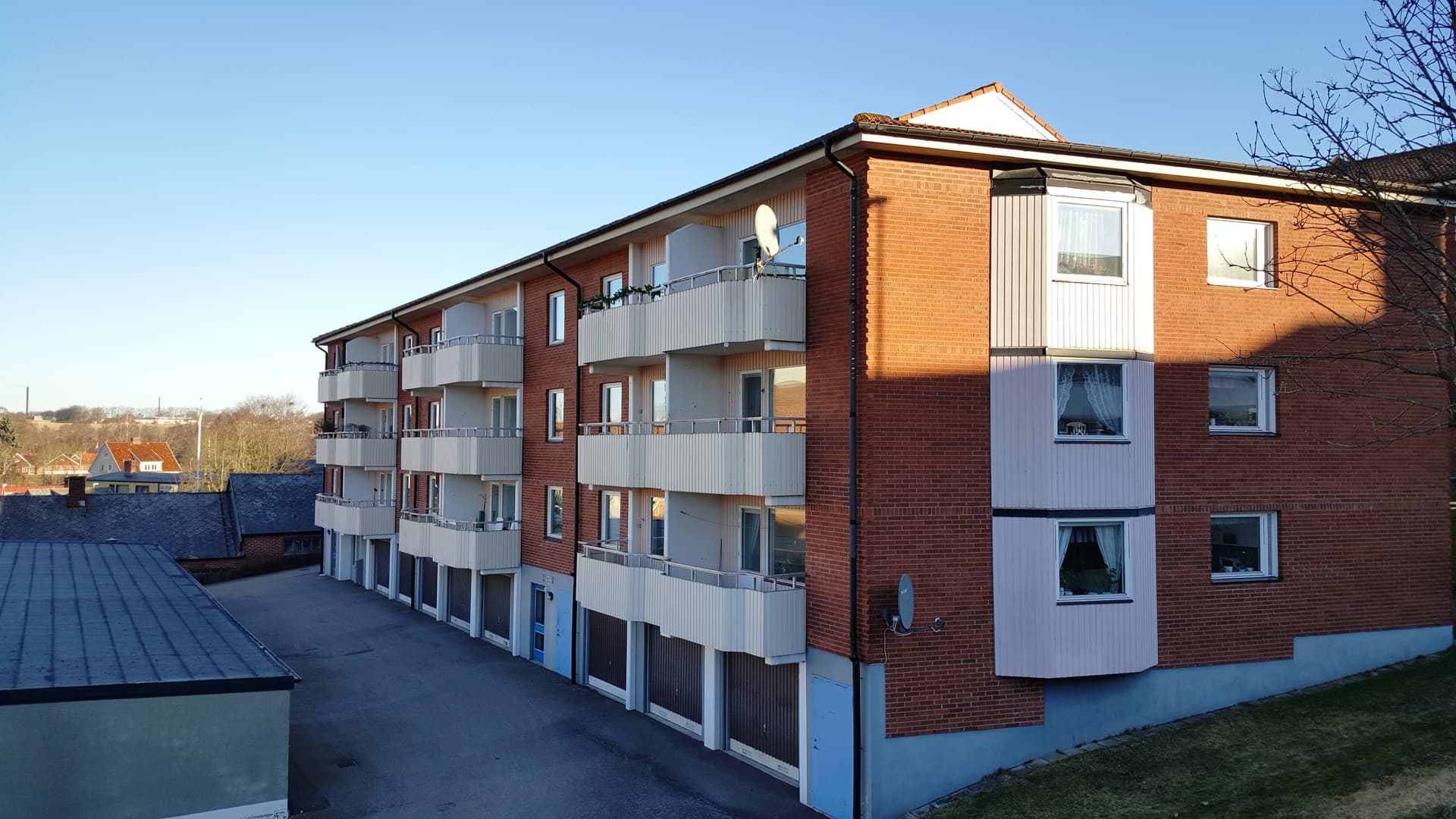 Järnvägsgatan i Laholm