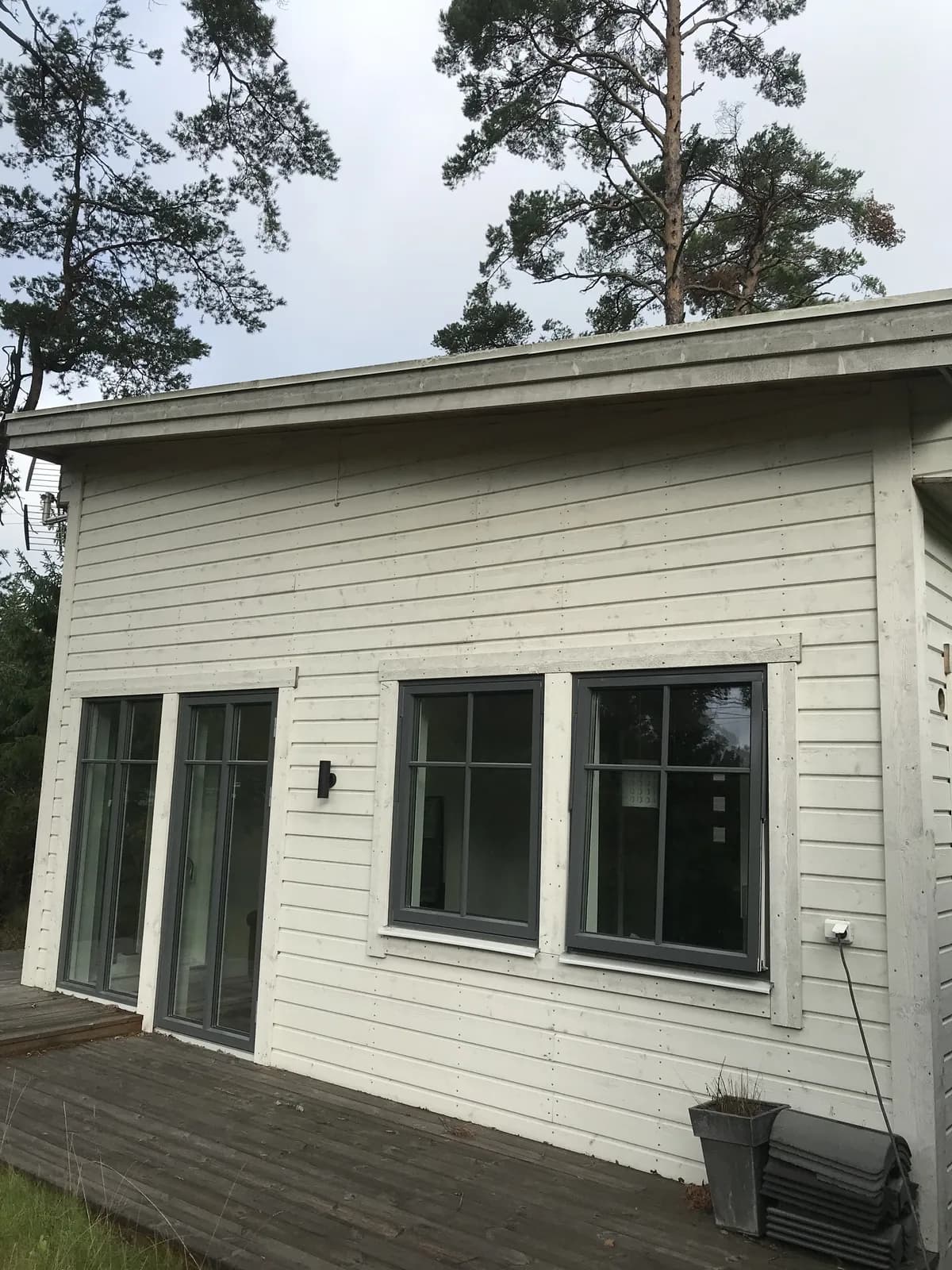 Evlinge skolväg i Värmdö