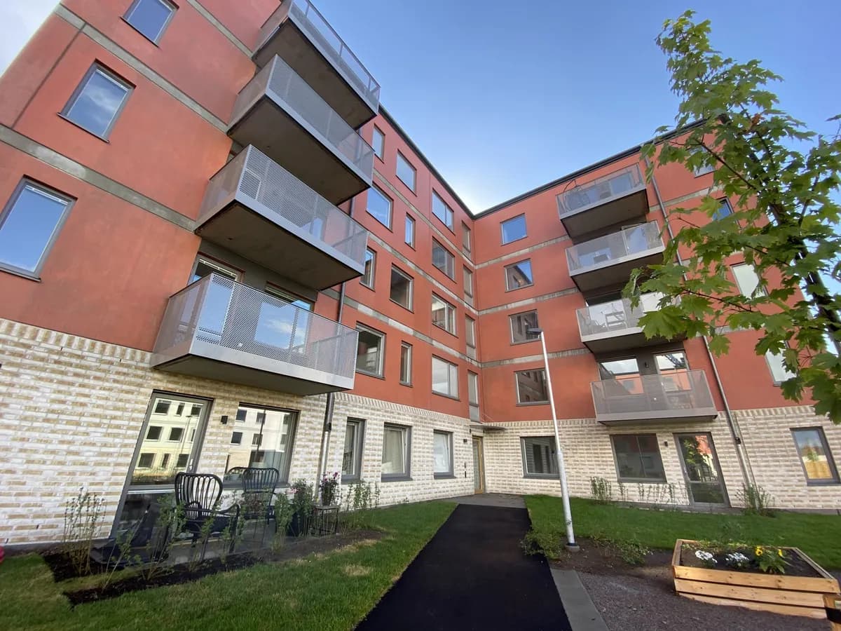 Trapetsgatan i Ängelholm