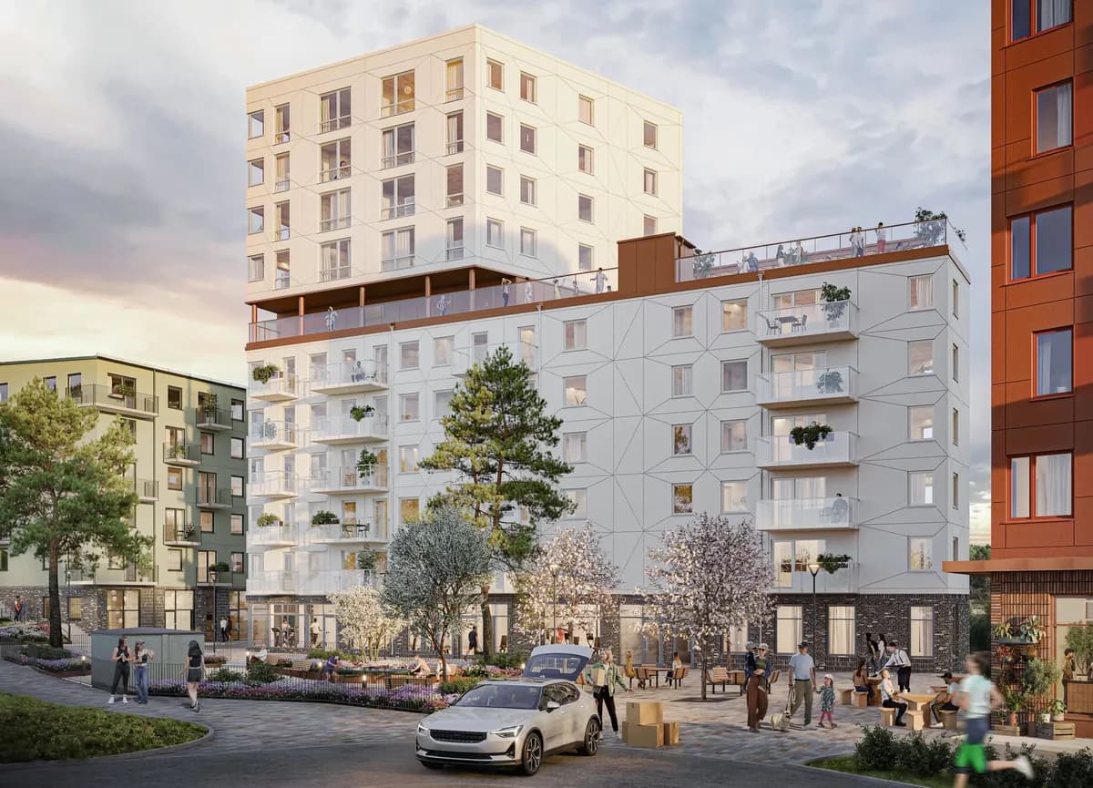 Forskarvägen i Flemingsberg