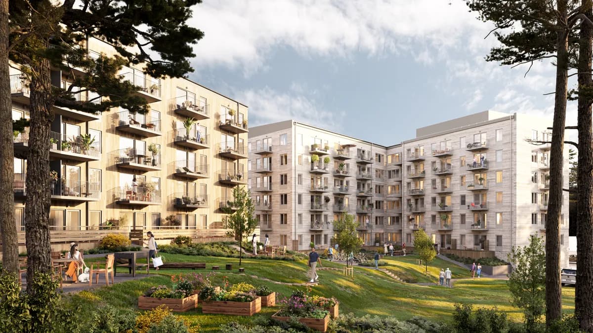 Kristinebergsvägen i Vallentuna