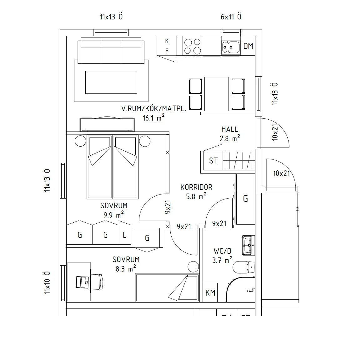 Smedvägen i Stenkullen