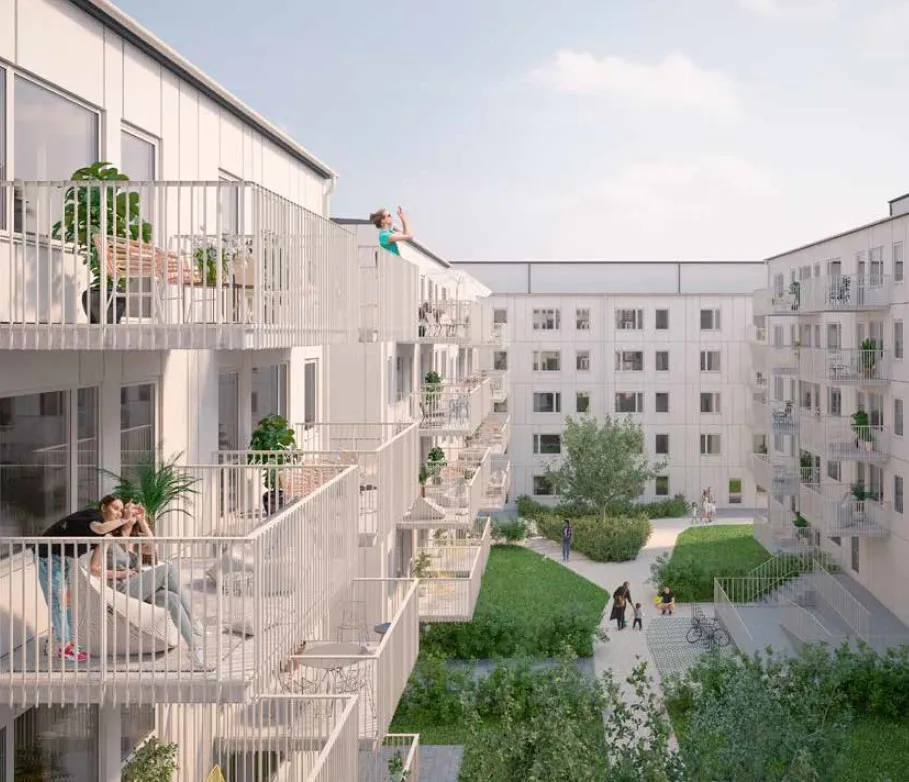 Hjärtstensvägen i Kungsängen