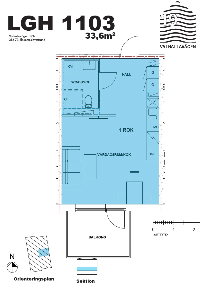 Valhallavägen i Båstad