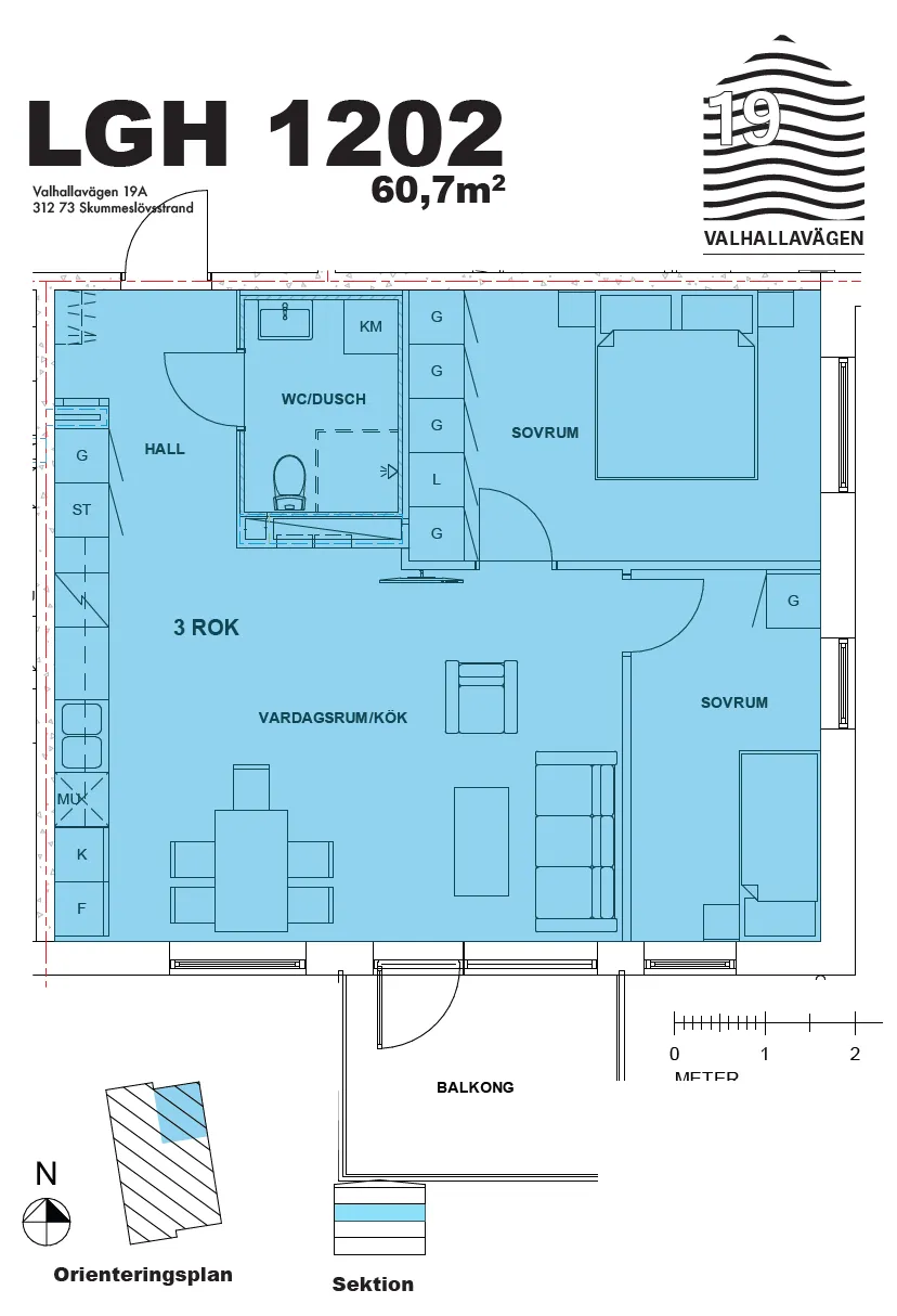 Valhallavägen i Båstad