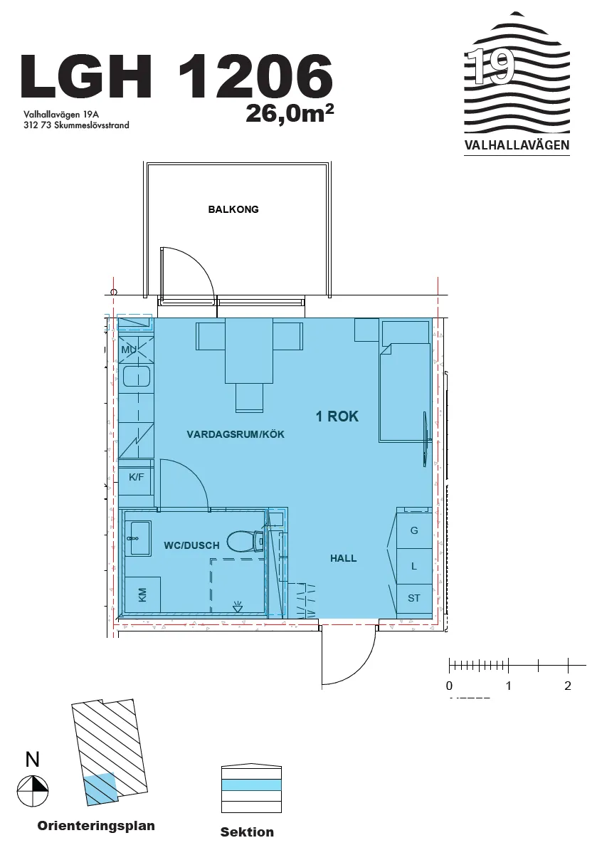 Valhallavägen i Båstad